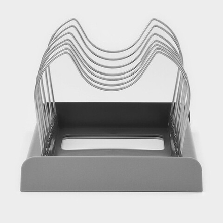 Держатель кухонный для крышек, сковородок и кастрюль Доляна,56×20.4×14.7 см, серый