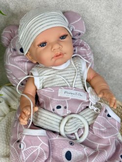 Кукла Marina and Pau 45cм Recien Nacido, виниловая (M1648K)