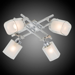 Citilux Риволи CL104140 Люстра с поворотными плафонами Алюминий