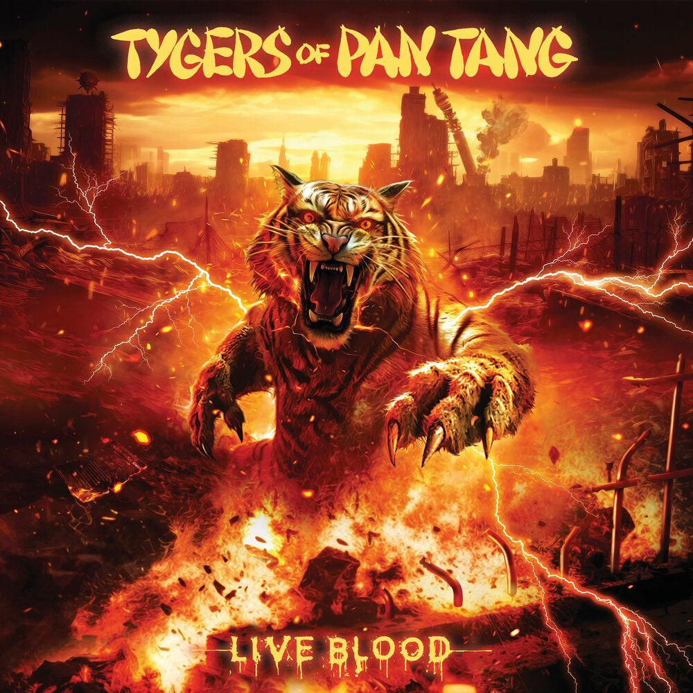 TYGERS OF PAN TANG - Live Blood 2024, музыкальный компакт диск, heavy metal