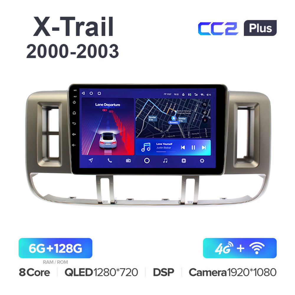 Teyes CC2 Plus 9"для Nissan X-Trail 2000-2003