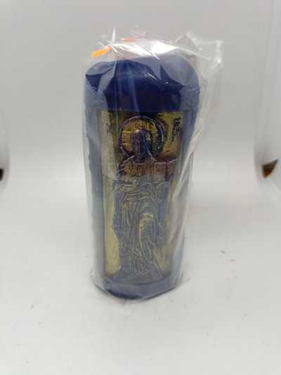 Свеча столб " Иисус Христос " ручная работа.