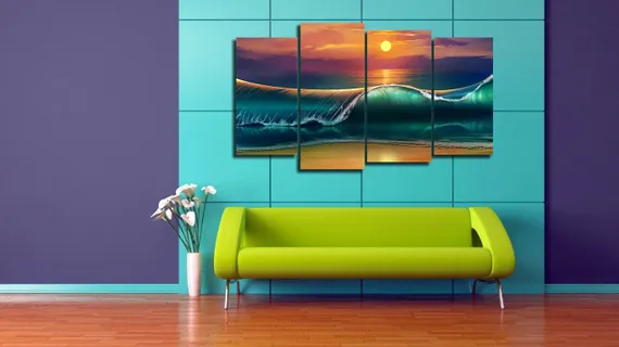 Модульная картина "Прилив"