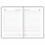 Ежедневник недатированный Brauberg Wood, А5, 136л, бордовый