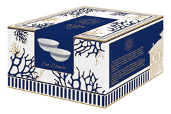 Набор салатников 2шт 280мл Pozzi Milano 1876 Corallo