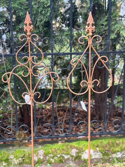 Опора для растений в сад CAMPO Home & Garden металлическая "Пика рустик" 21xH138 cm / 25xH140 см