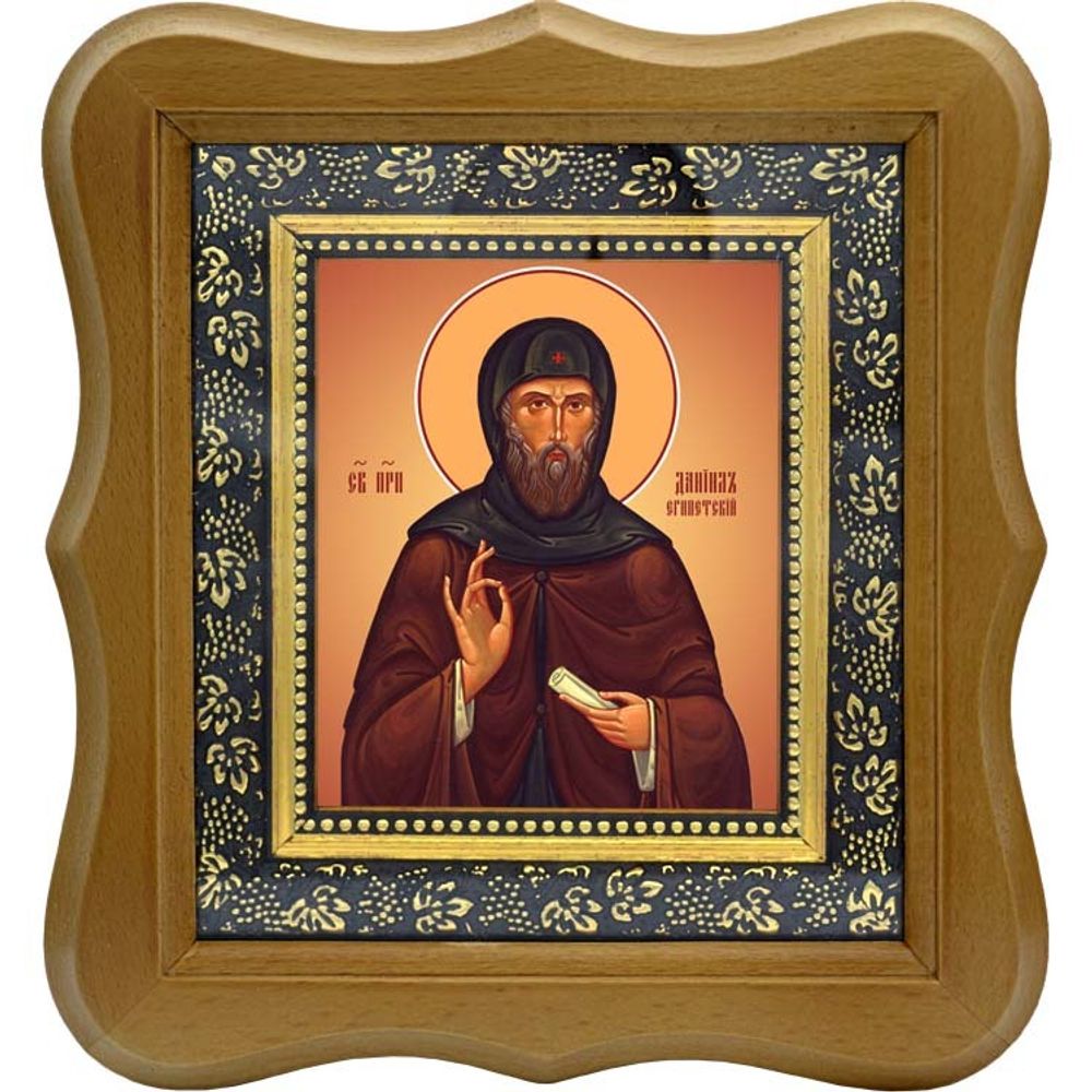 Даниил Египетский преподобный. Икона на холсте.