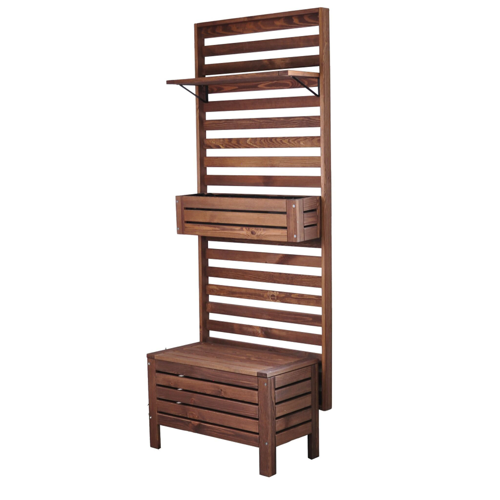 Панель для стен деревянная Эпларо, венге