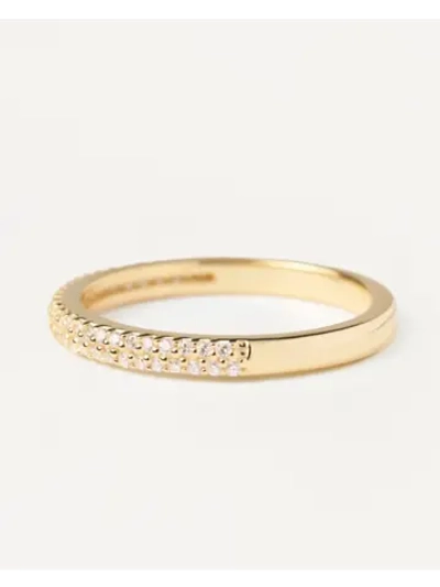 Кольцо женское PDPaola Tiara серебро 925 пробы покрытое золотом 750 пробы AN01-665