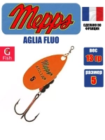 Блесна для рыбалки вращающаяся Mepps AGLIA FLUO