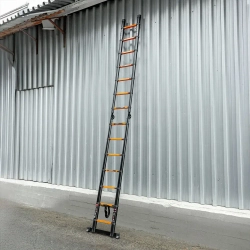 Лестница-стремянка телескопическая алюм. бытовая 2.2+2.2м (7+7 ступ.) ISMA ISMA-UP220-M