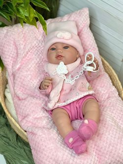 Кукла Berbesa 42см RECIEN NACIDO с подушкой в пакете (5115RK)