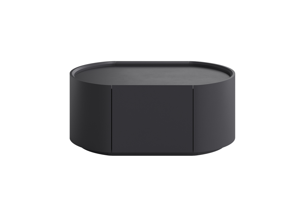 Тумба прикроватная Lagom 1 ящик ширина 60 см (черный)