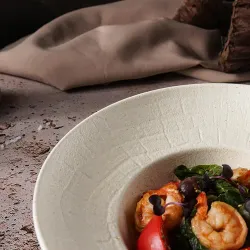 Тарелка глубокая 350 мл d 25 см h7,5 смдля пасты Elephant Ivory d 25*7,5 см, P.L. Proff Cuisine [1]