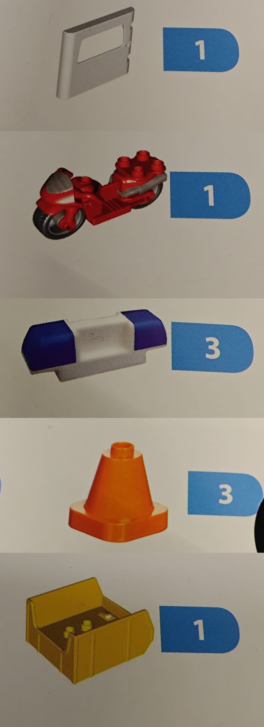 Lego 45006 Муниципальный транспорт Duplo (новый, некомплект)