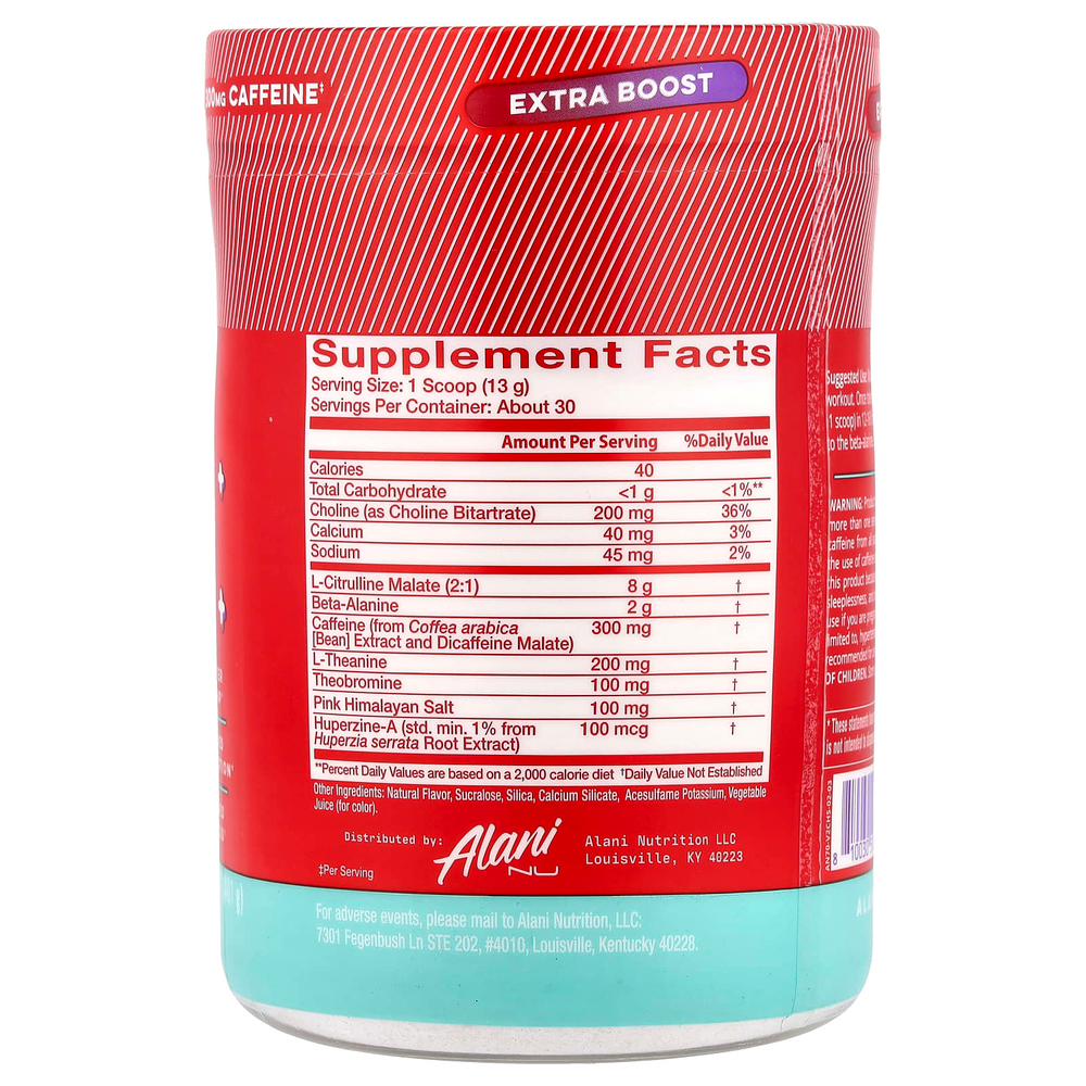 Alani Nu, Pre-Workout+, вишневый вкус, 401 г (14,1 унции)