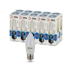 Лампа светодиодная ЭРА STD LED B35-9W-840-E27 9Вт свеча нейтральный белый свeт Е27