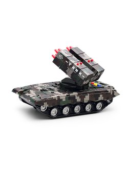 Игрушка Танк на батарейках, свет и звук (58069B)