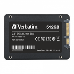 Внутренний SSD-накопитель Verbatim Vi550 S3 512 ГБ 2,5'' SATA III