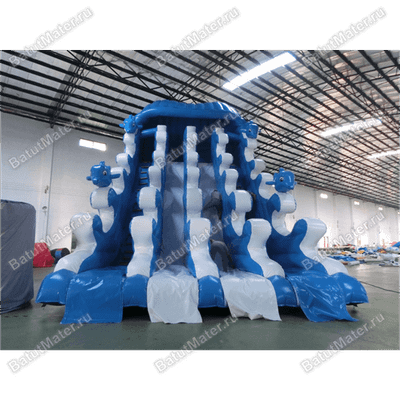 Водная надувная горка «Волна серфера», 10×6×7 м