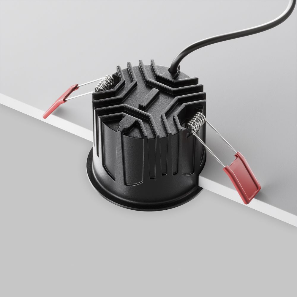 Светильник встраиваемый светодиодный Maytoni   DL043-01-15W4K-RD-B-1