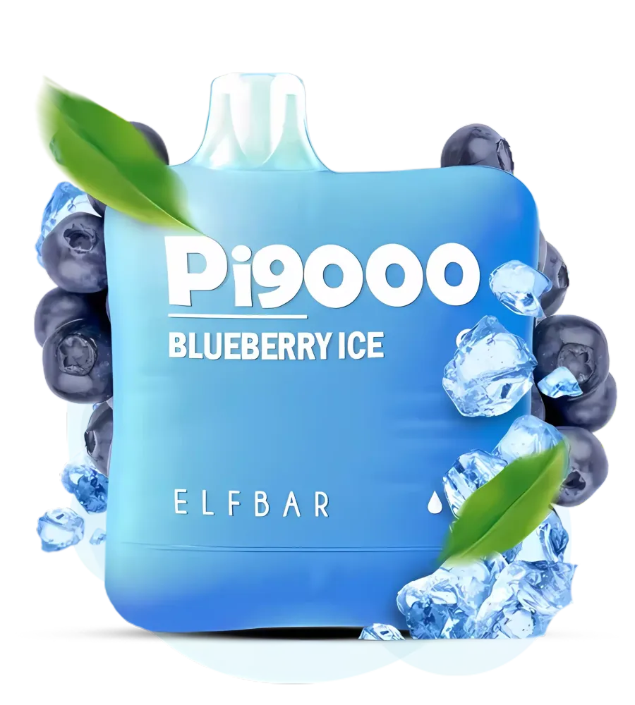 Elf Bar Pi9000 - Blueberry Ice (nic 5%)