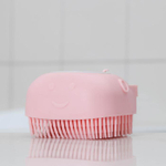 6979641 Мочалка силиконовая с ёмкостью для мыла Доляна, цвет МИКС