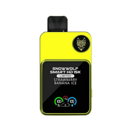 Snowwolf Smart HD 15K Клубника-банан-лёд 15000 затяжек 20мг (2%)