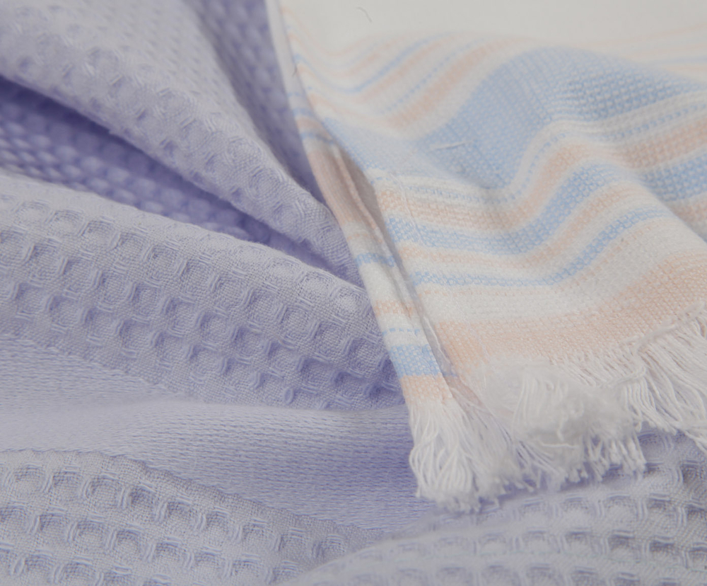 Подарочный набор кухонных полотенец Акварель розовый от Luxberry Португалия