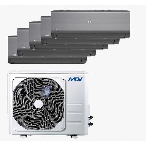Мульти сплит-система MDV на 5 комнат (25+25+25+25+25 кв.м.) LOFT