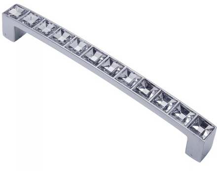 Ручка-скоба L-128мм Хром/кристаллы 4294