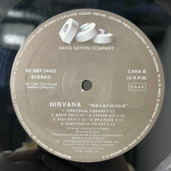 Винтажная виниловая пластинка LP Nirvana Nevermind (Испания 1991) Smells Like Teen Spirit