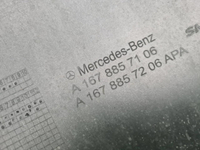 Бампер задний Mercedes GLS x167 (2019-2023) AMG