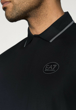EA7 Emporio Armani Футболка-поло - Чёрный