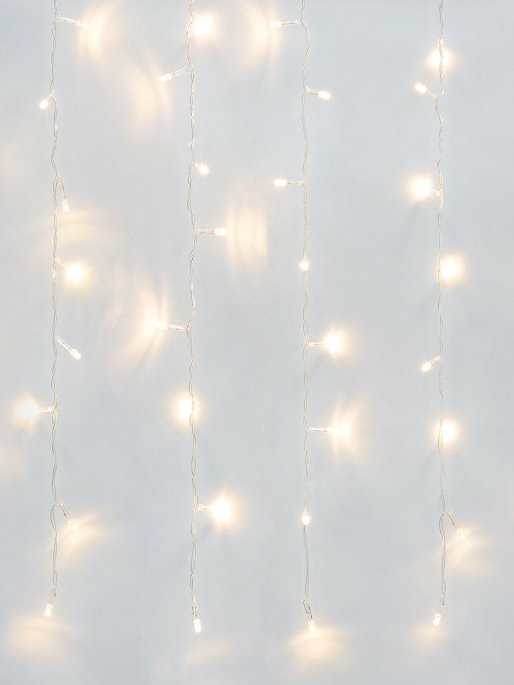 ULD-C1510-160-DTA WARM WHITE IP20 Занавес светодиодный с контроллером. 1.5х1м. 160 светодиодов. Теплый белый свет. Провод прозрачный. TM Uniel.