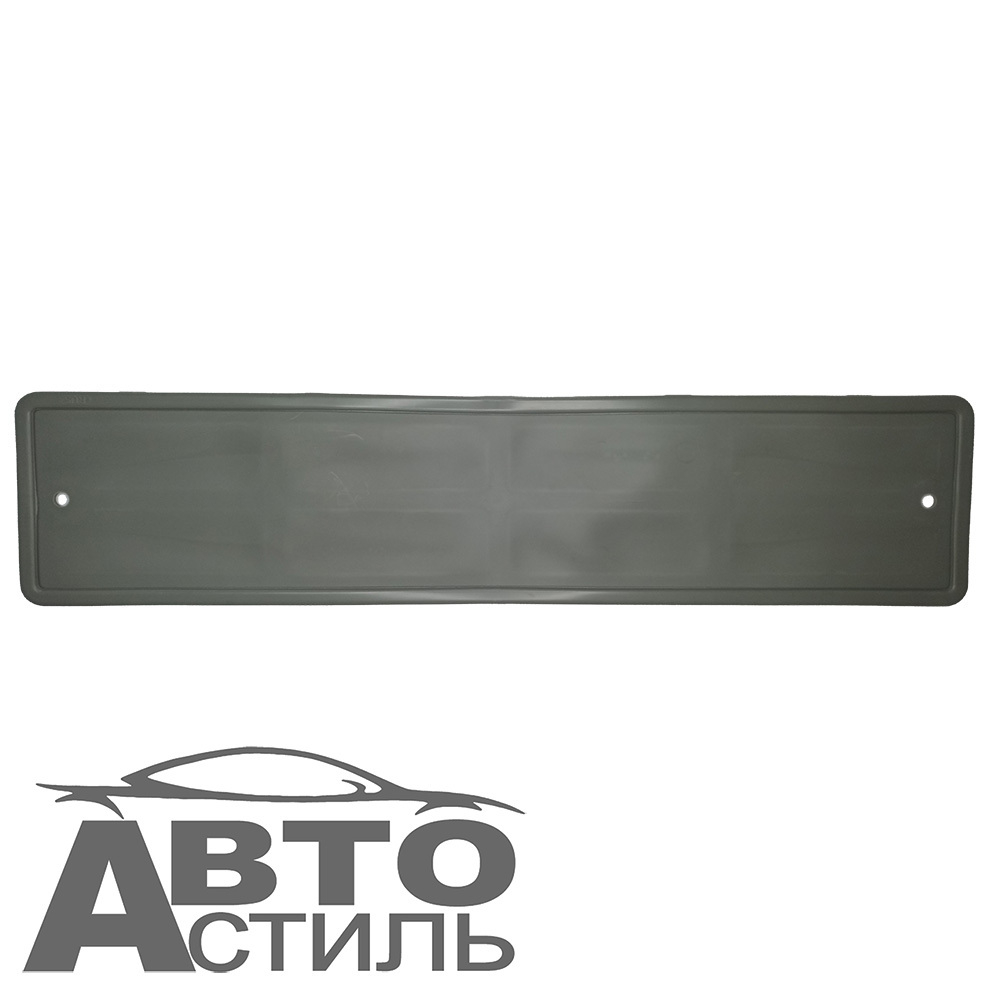 Рамка под номер СИЛИКОН серая 726991с
