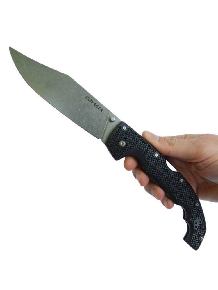 Нож Cold Steel модель 29AXC Voyager Clip 5 Plain Edge