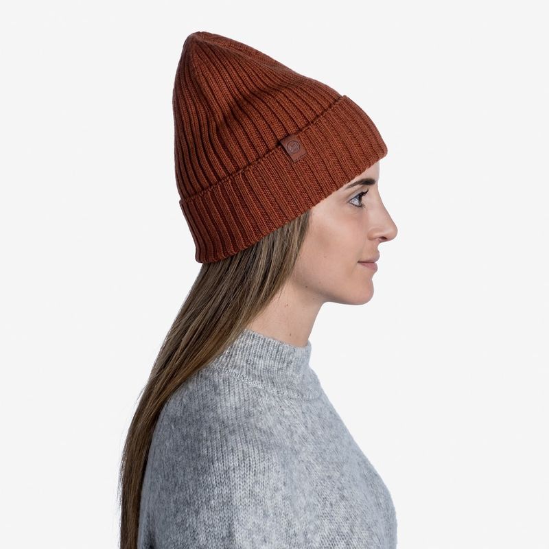 Вязаная шерстяная шапка Buff Hat Wool Knitted Norval Rusty Фото 2