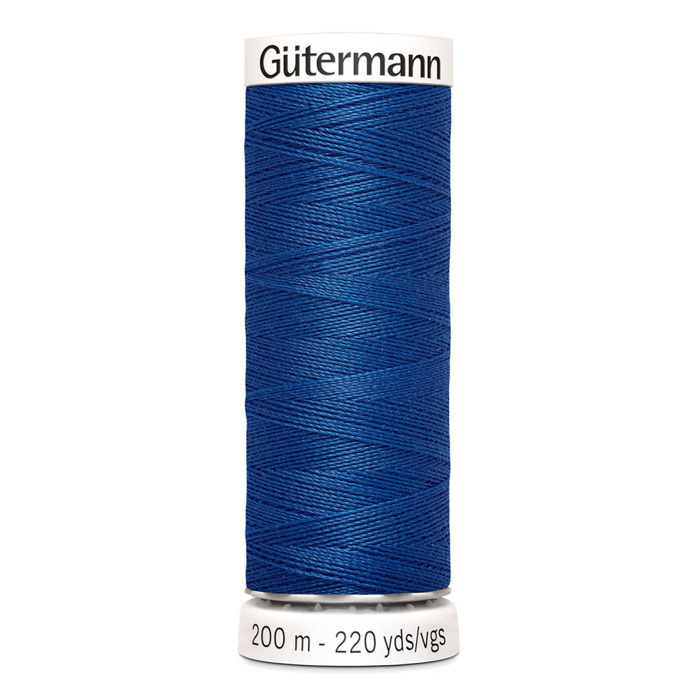 01 Нить Sew-All 100/200 м для всех материалов, 100% полиэстер Gutermann 748277 (312 св.синий)