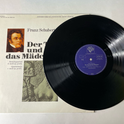 Винтажная виниловая пластинка LP Franz Schubert Шуберт, Novak Quartett Streichquartett D-moll Op. Posth. Der Tod Und Das Madchen (Германия 1977)