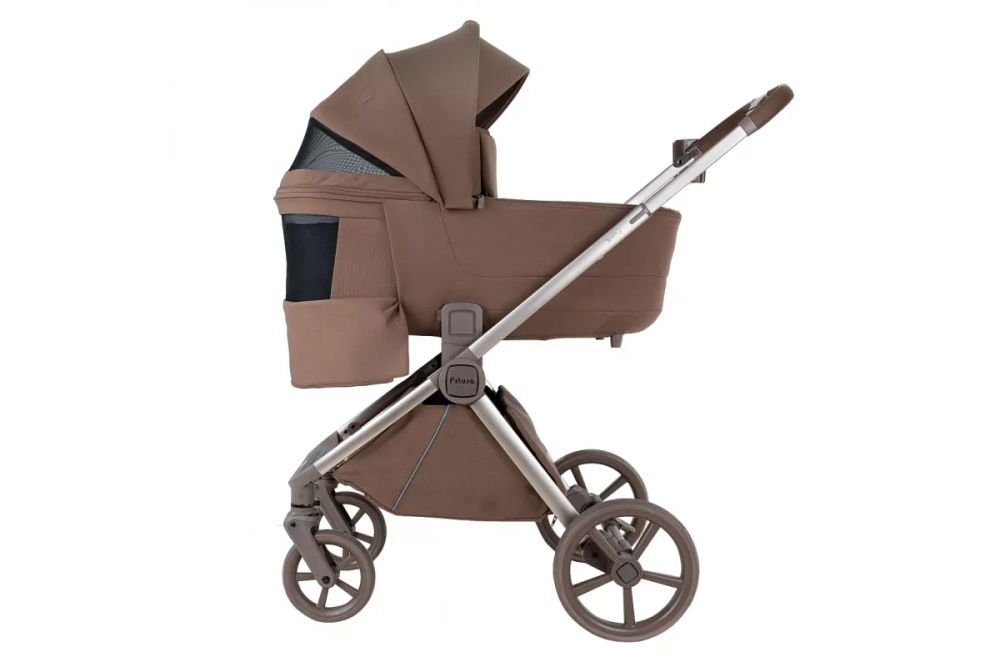 Коляска 2 в 1 Pituso Teffy Mocha Mousse шасси Truffle