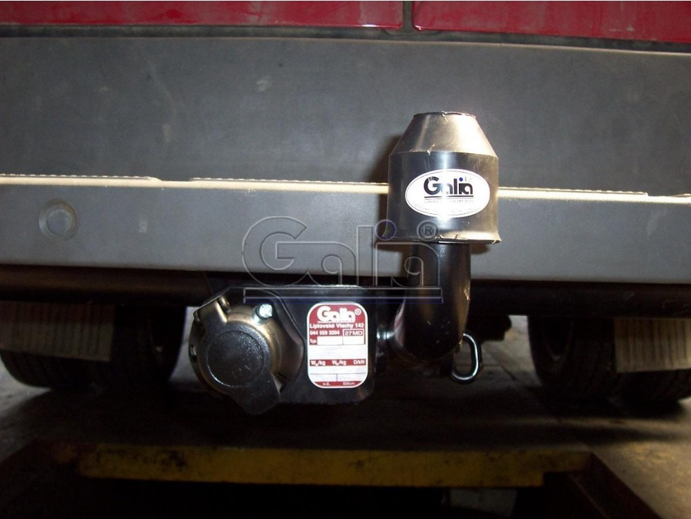 Оцинкованный фаркоп на Mercedes Sprinter Classic 2013- со ступенькой, Mercedes Sprinter 1995-2006, Volkswagen LT 1995-2006 со ступенькой (без электрики), Galia M035C