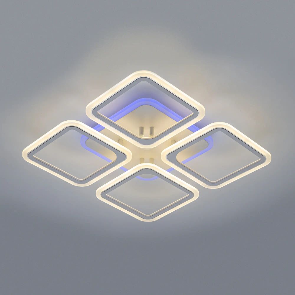 Citilux Марсель Смарт CL232A140E RGB Умная люстра Белая