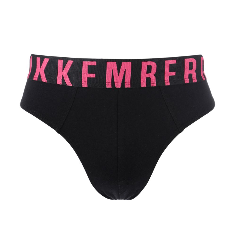 Мужские трусы брифы (черный) набор 3 в 1 Bikkembergs MIX COLOR FLUO BKK1USP16TR