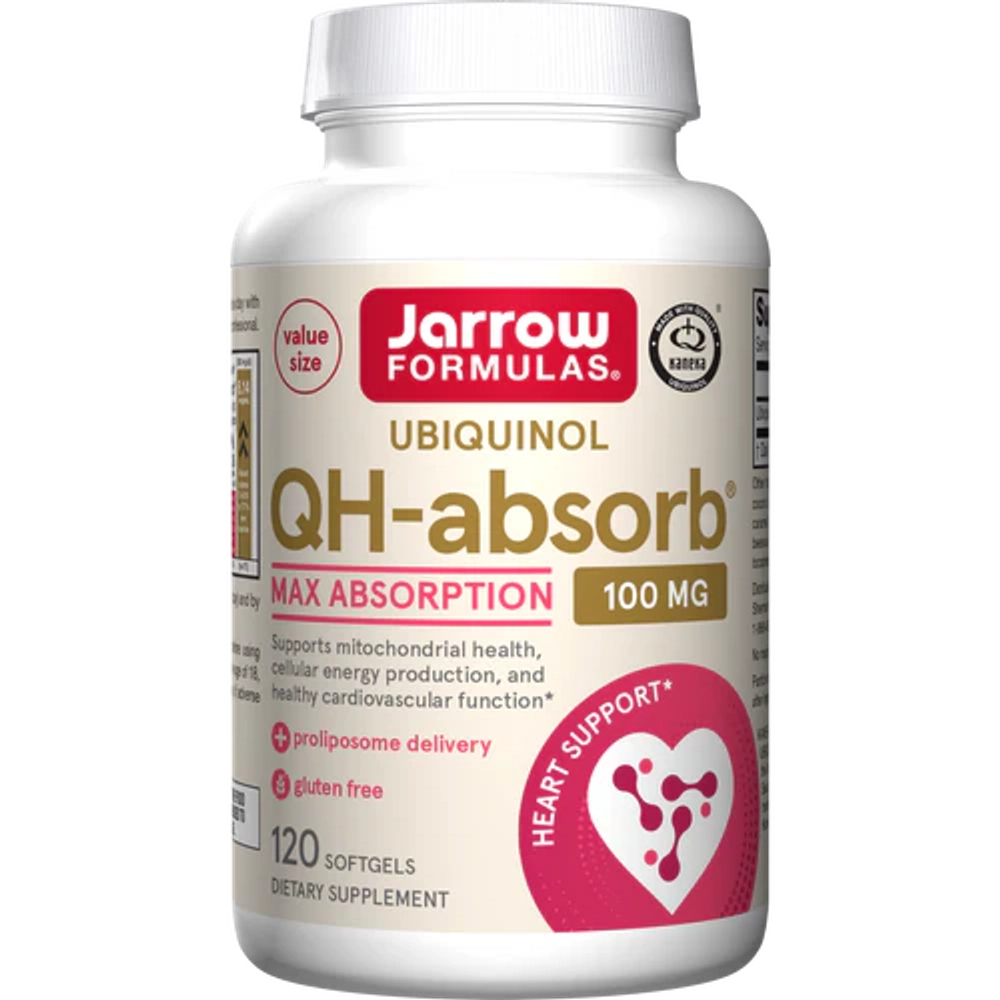 QH-Absorb® Ubiquinol 100 мг капсулы Jarrow Formulas