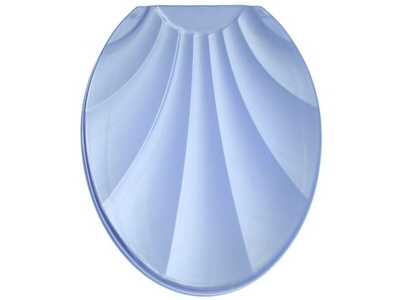 Сиденье для унитаза "Ракушка" голубой перламутр