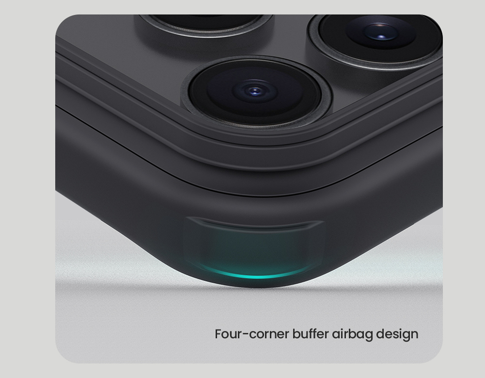 Противоударный чехол черного цвета от Nillkin для смартфона iPhone 17 Pro, серия Super Frosted Shield Pro