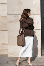 Свитер WEEKEND, шоколадный