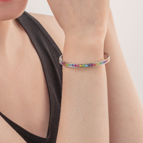 Браслет Coeur de Lion Multicolour Silver 19 см 0131/37-1517