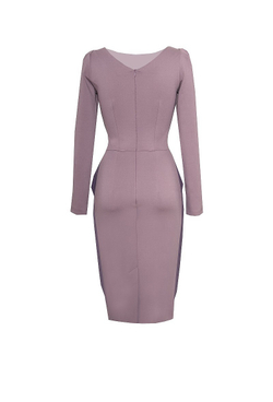 Платье "Кобра" с отлитной баской 08-15FW